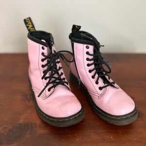 Toddler Dr. Martens 1460 Patent Leather lace up boots